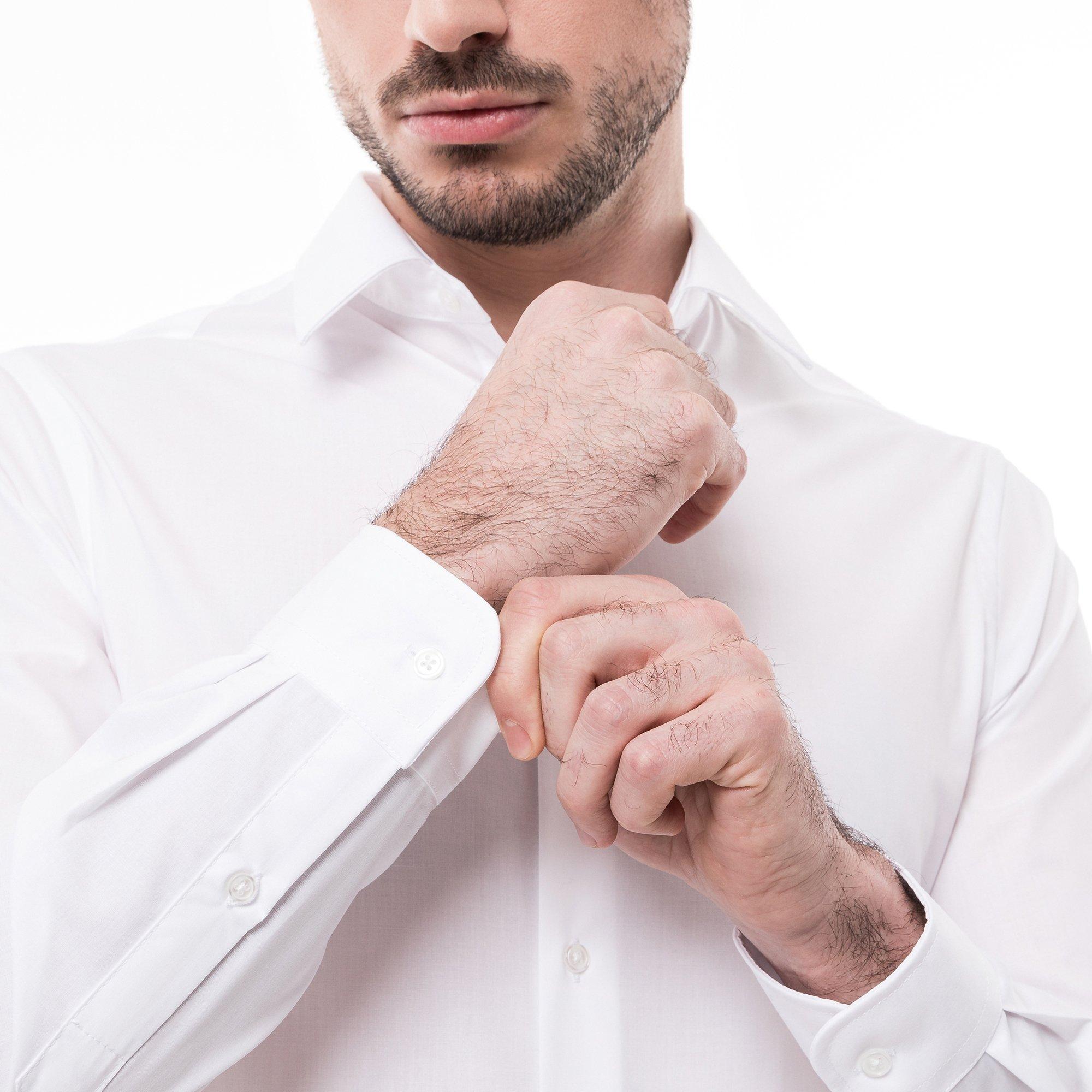 Manor Man Chemise Body Fit Manches Longues  