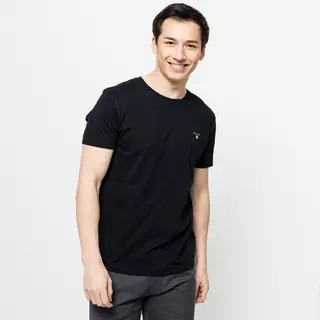 GANT T-Shirt mit kurzen Ärmeln ORIGINAL SS T-SHIRT Black