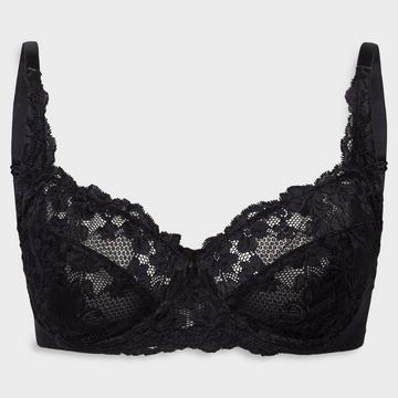 Soutien-gorge balconnet, bretelles fixes