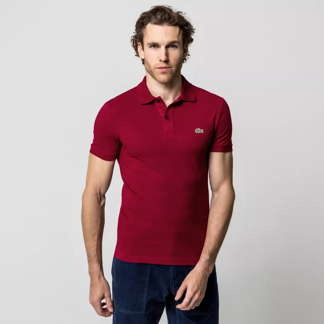 Lacoste - Poloshirt, Slim Fit, kurzarm, für Herren, Ziegelrot, Größe XL (T6)