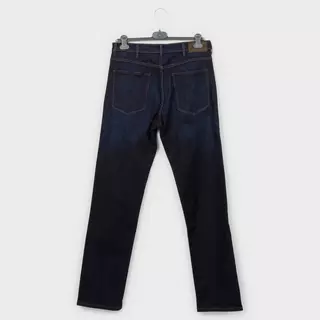 Wrangler Larston Jeans Medium Stretch, Slim Tapered Arizona Bleu Denim Foncé
