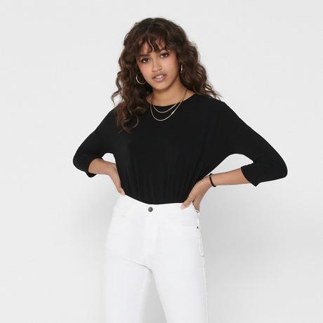 ONLY Glamour 3/4 Rundhals 3/4 Arm Top  