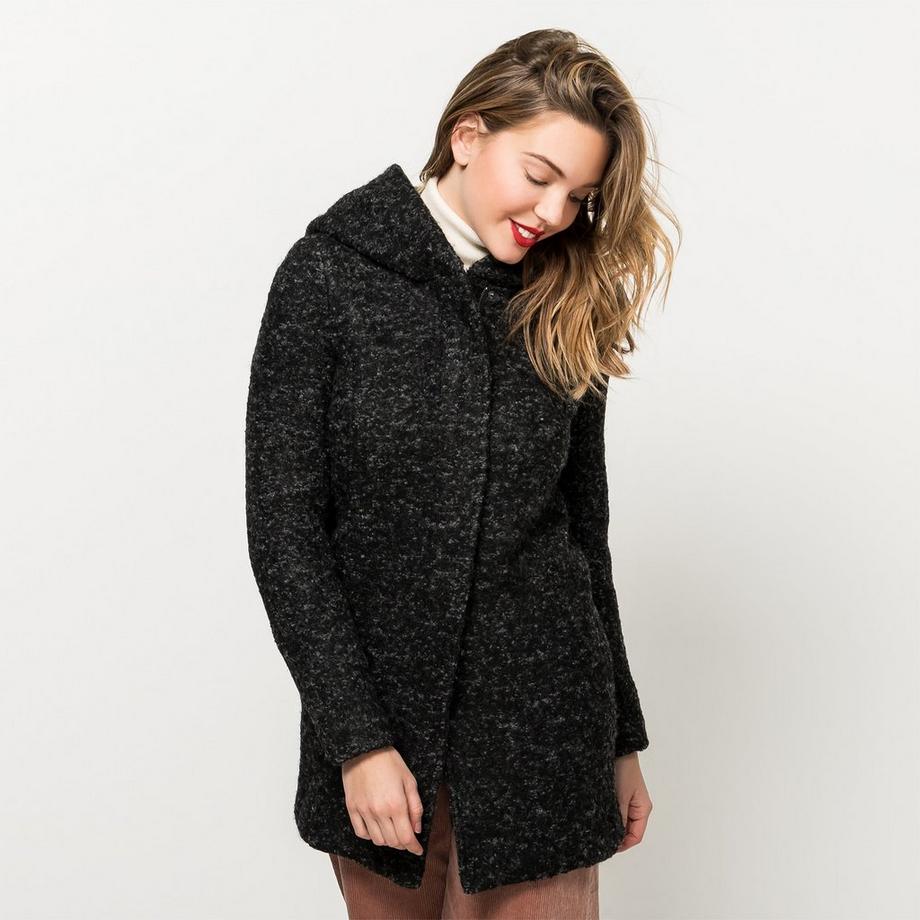 Manteau long, droit