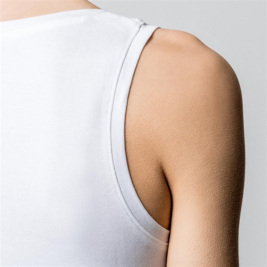 Manor Woman Top girocollo senza maniche  