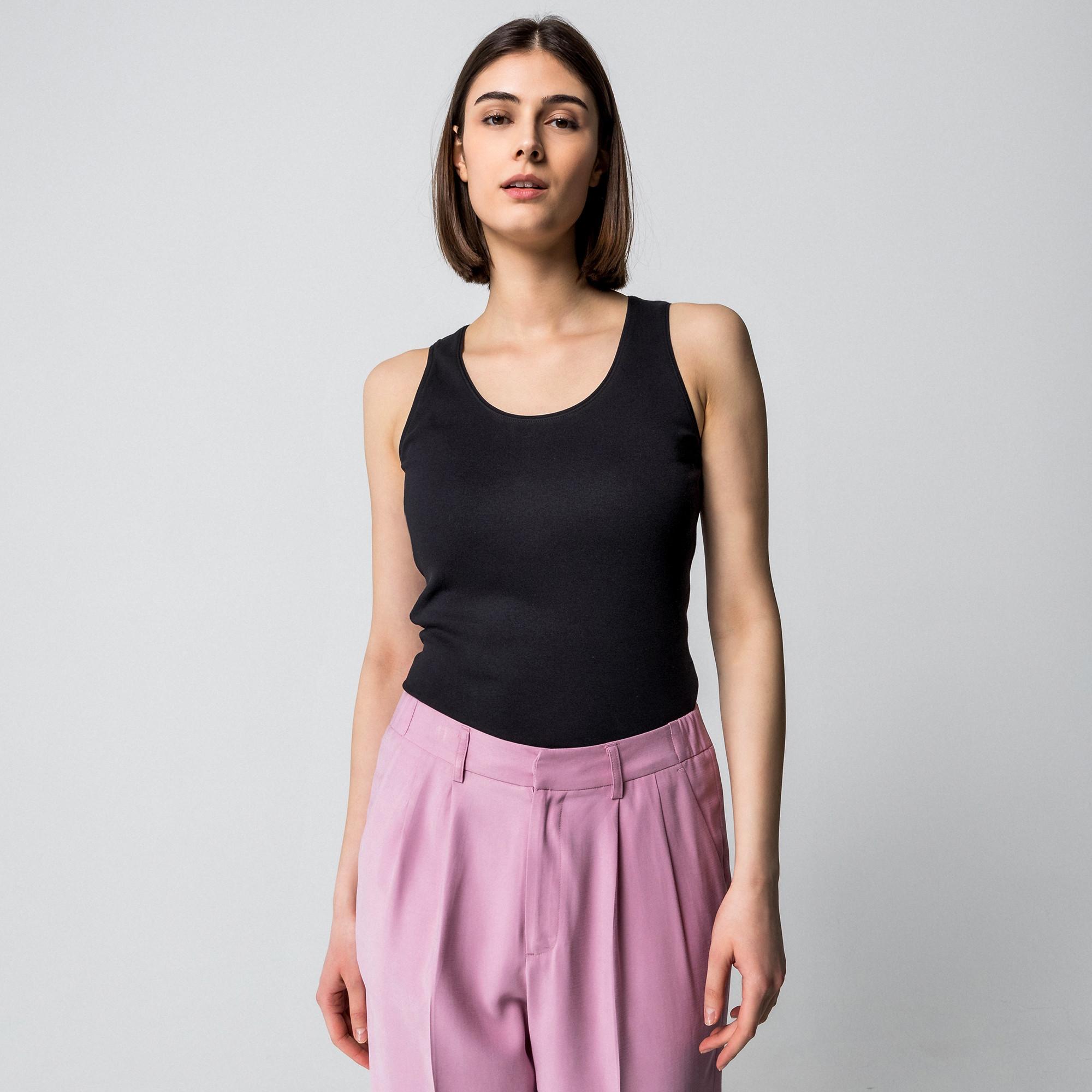 Manor Woman  Top, Rundhals, ohne Arm 