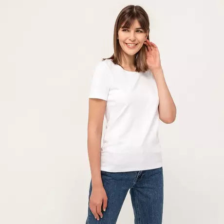 Manor Woman  Top, col rond, manches courtes 