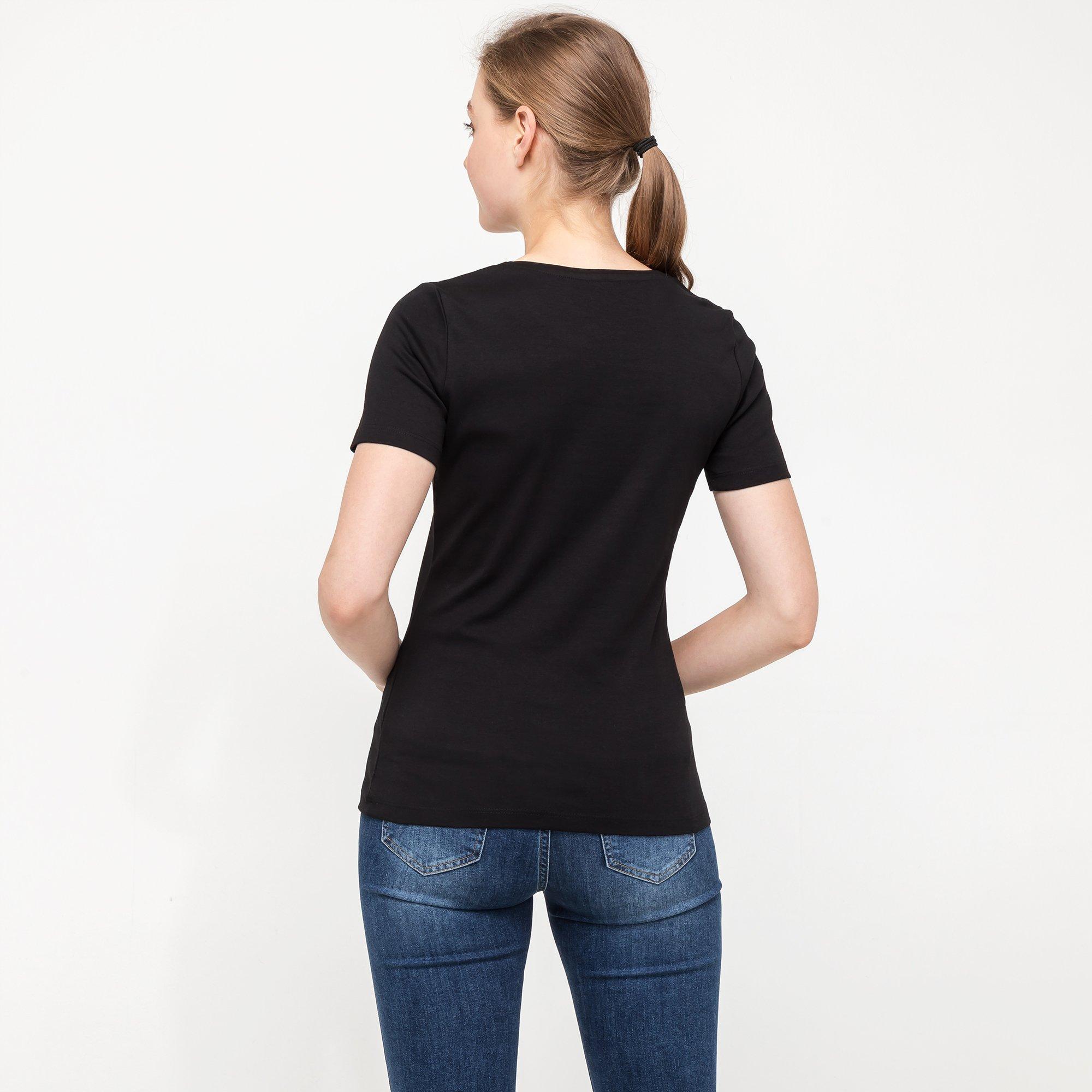 Manor Woman Kurzarm Rundhals Top  