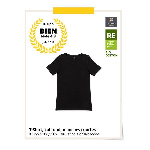 Manor Woman Top Maniche Corte Girocollo  