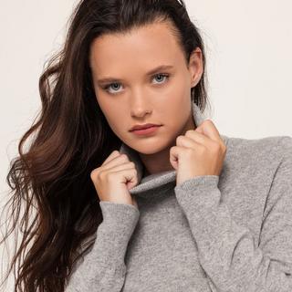 Manor Woman Pull Col Roulé Cachemire Manches Longues  