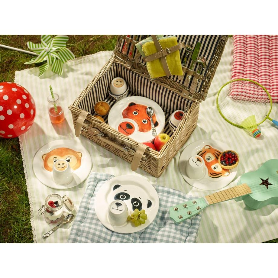 Villeroy & Boch  Teller mit Becher, Tiger 