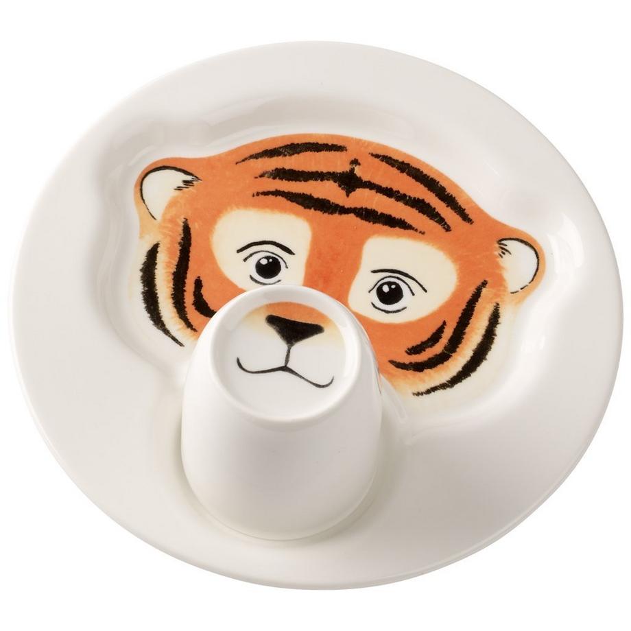 Villeroy&Boch  Teller mit Becher, Tiger 