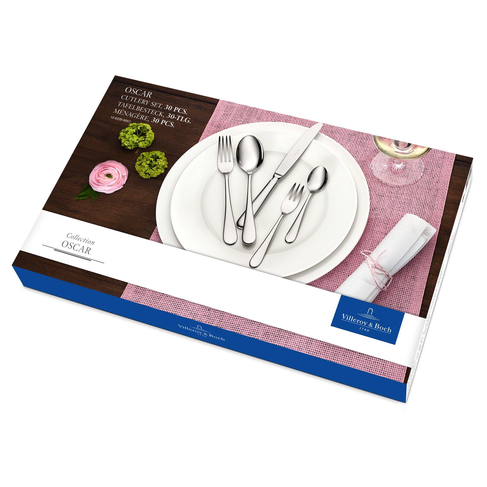 Villeroy&Boch Set de couverts, 30 pièces Oscar 