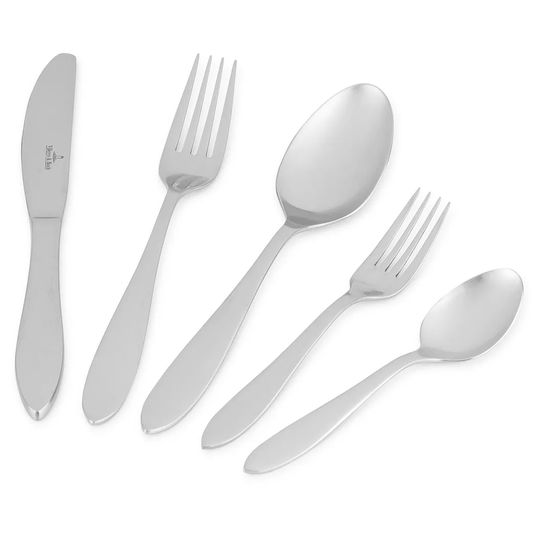 Villeroy & Boch - Arthur, Tafelbesteck gebürstet, Chrom