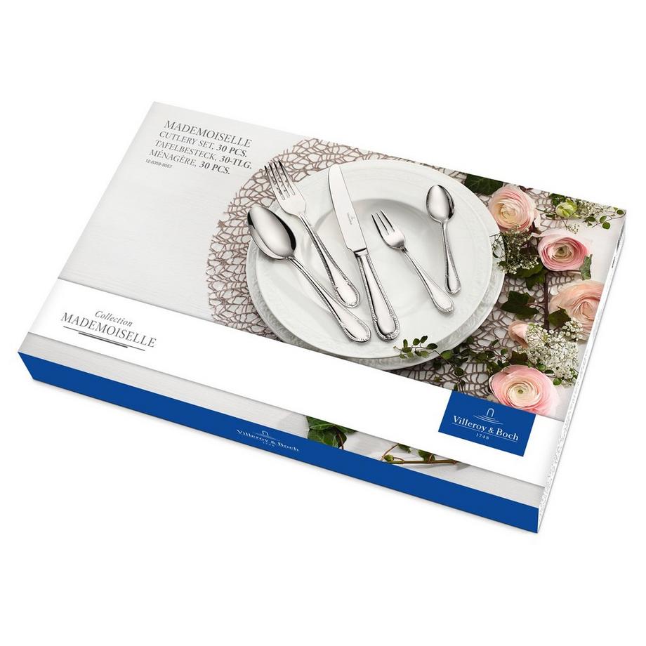 Villeroy&Boch Set de couverts, 30 pièces Mademoiselle 