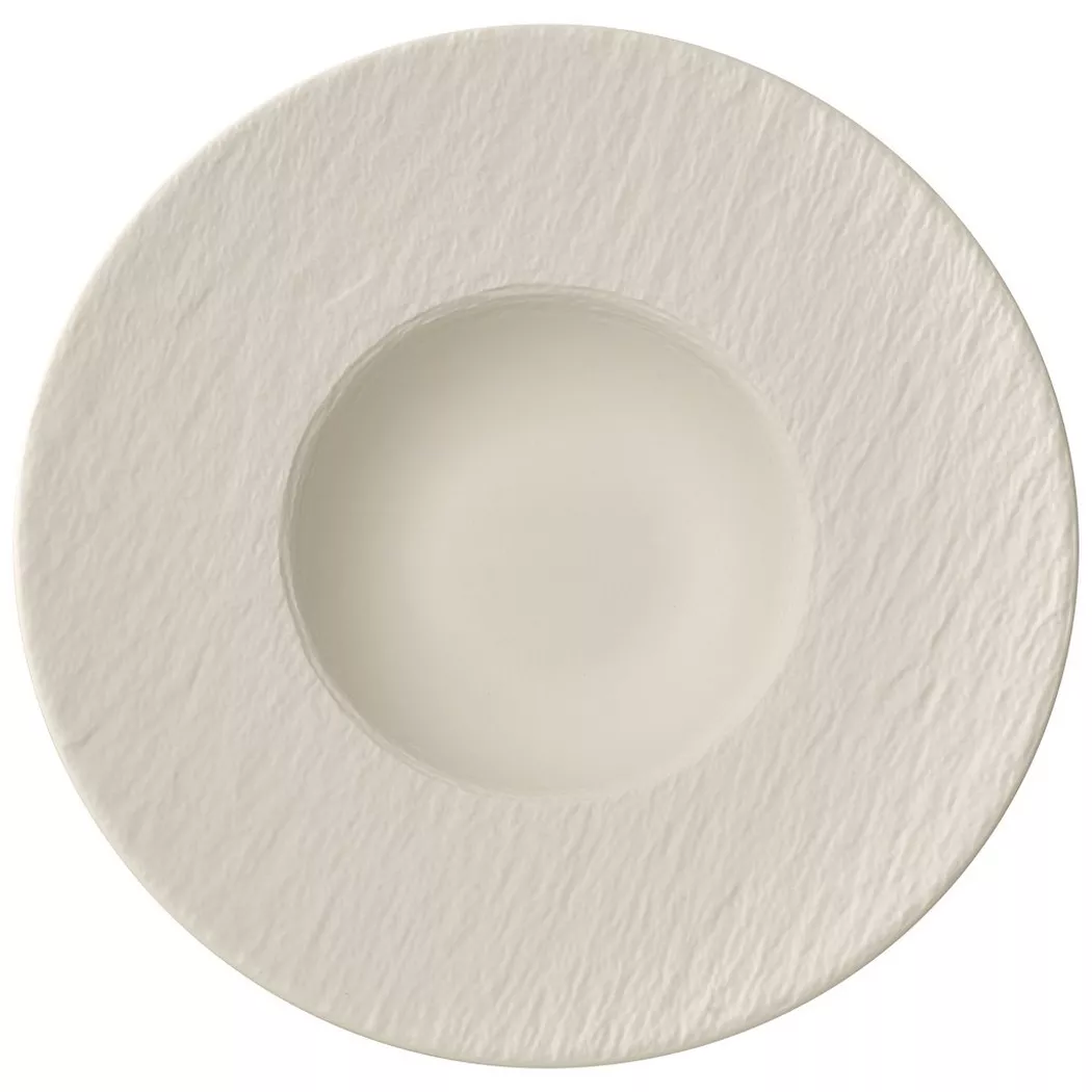 Villeroy & Boch Manufacture Rock Pasta Plate White 28cm 6 Piece Set