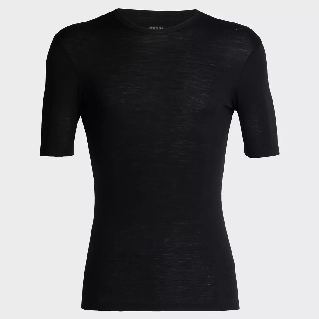Icebreaker - Thermoshirt, kurzarm, für Herren, Schwarz, Größe S