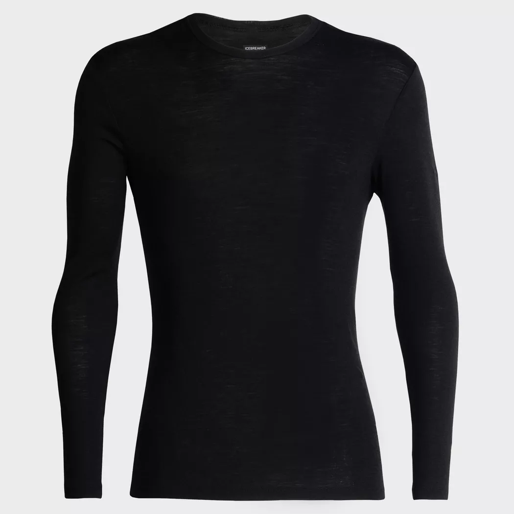 Icebreaker - Thermoshirt, langarm, für Herren, Schwarz, Größe S