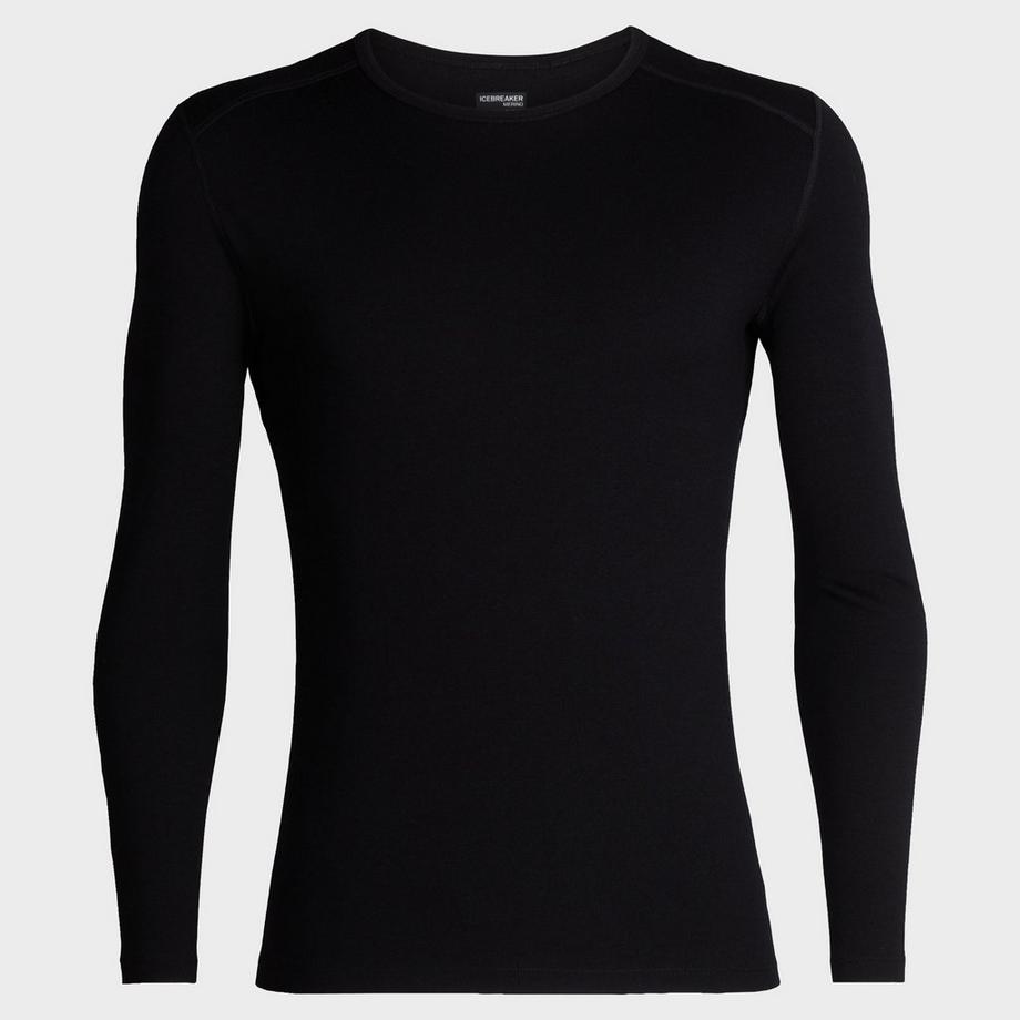 Icebreaker Men Merino 260 Tech LS Crewe Maglia termica, maniche lunghe 