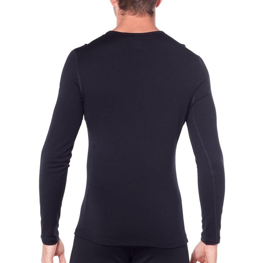 Icebreaker Men Merino 260 Tech LS Crewe Maglia termica, maniche lunghe 