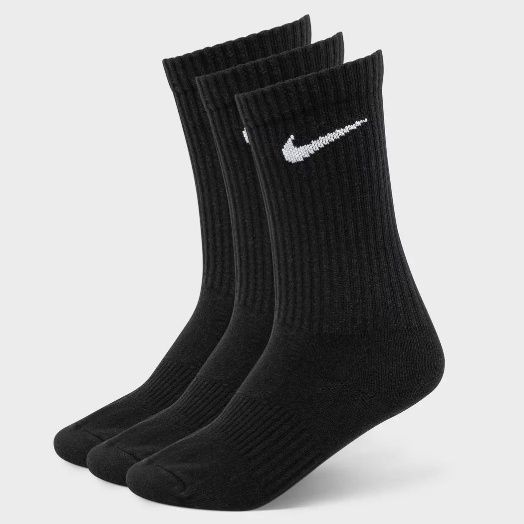 Nike - Triopack, wadenlange Sp-Sock, für Herren, Black, Größe L