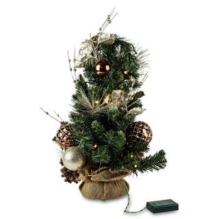 Manor Mini Albero di Natale con luci LED 