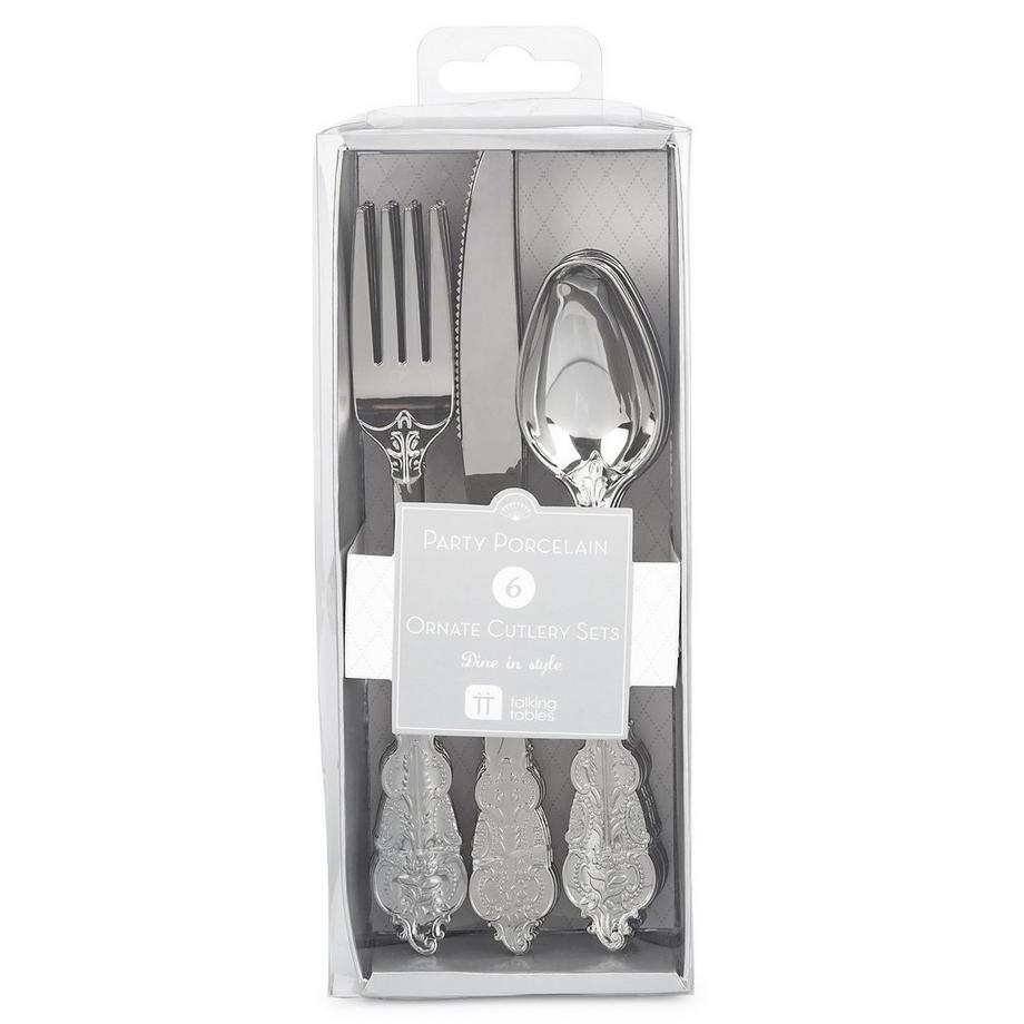  Party Porcelain Besteck-Set 