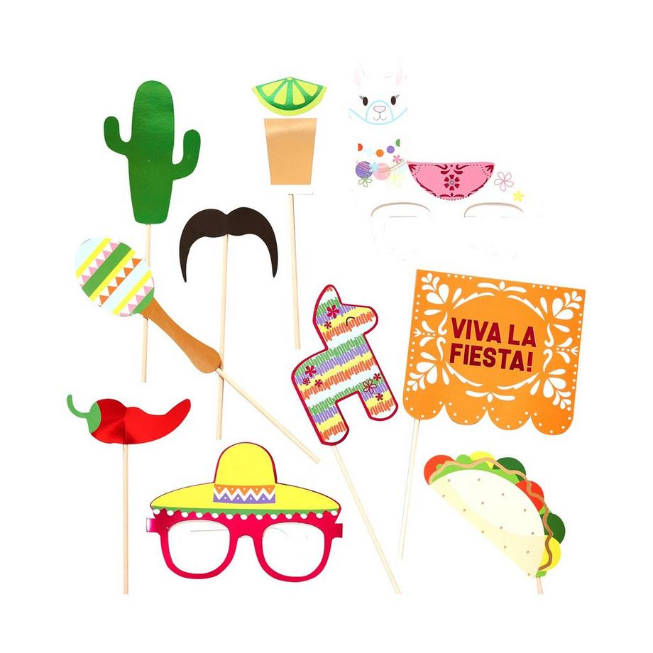 Ginger Ray Viva la Fiesta Photobooth Accessoires 