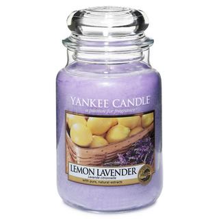 YANKEE CANDLE Bougie parfumée Lemon Lavender, Jar Candles 