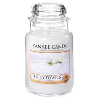 YANKEE CANDLE Bougie parfumée Fluffy Towels, Jar Candles 