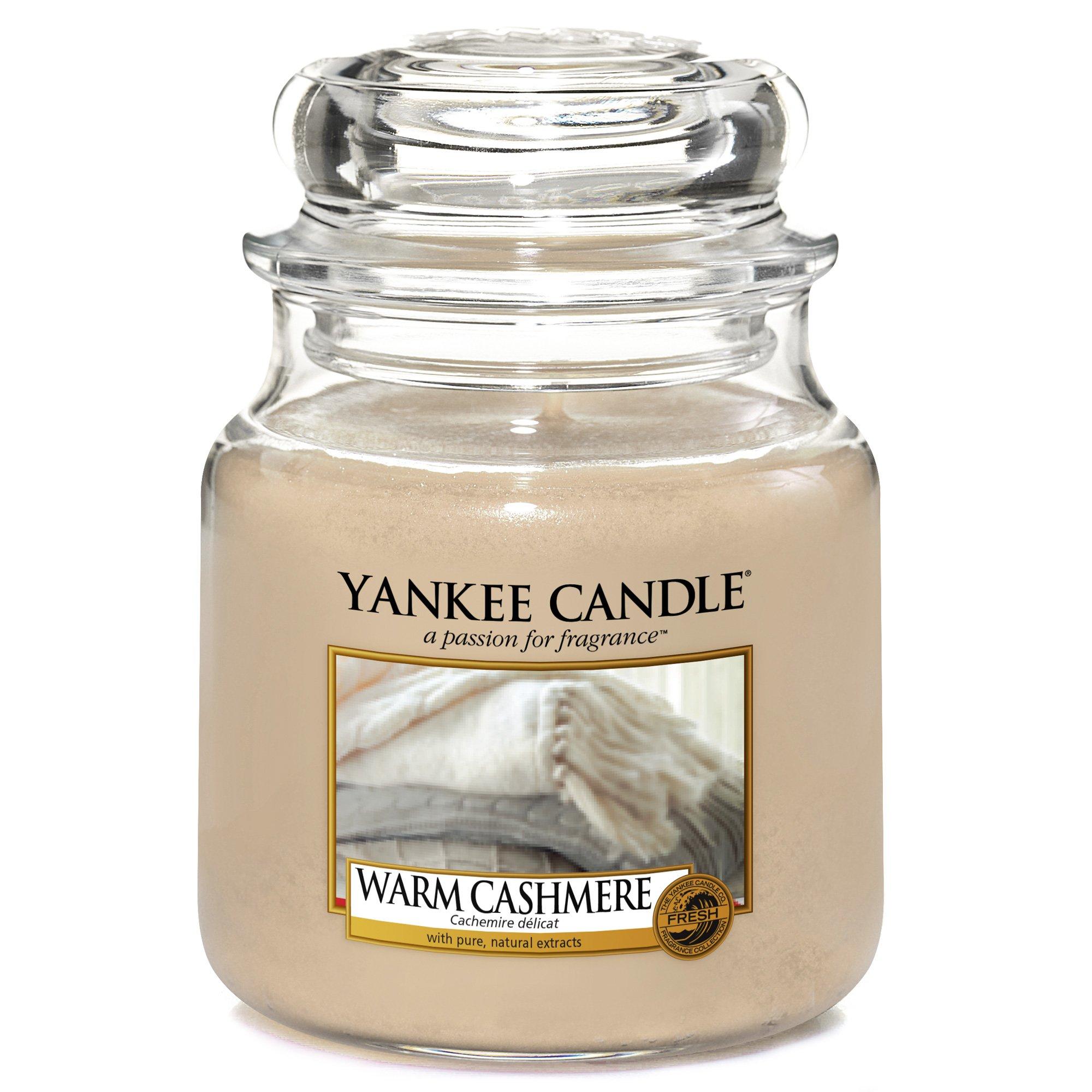 YANKEE CANDLE Candela profumata Warm Cashmere, Jar Candles 