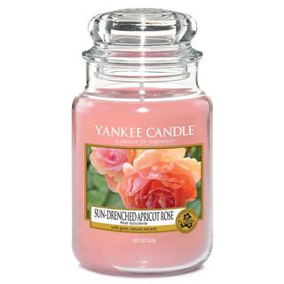 YANKEE CANDLE Candela profumata Sun Drenched Apricot Rose, Jar 