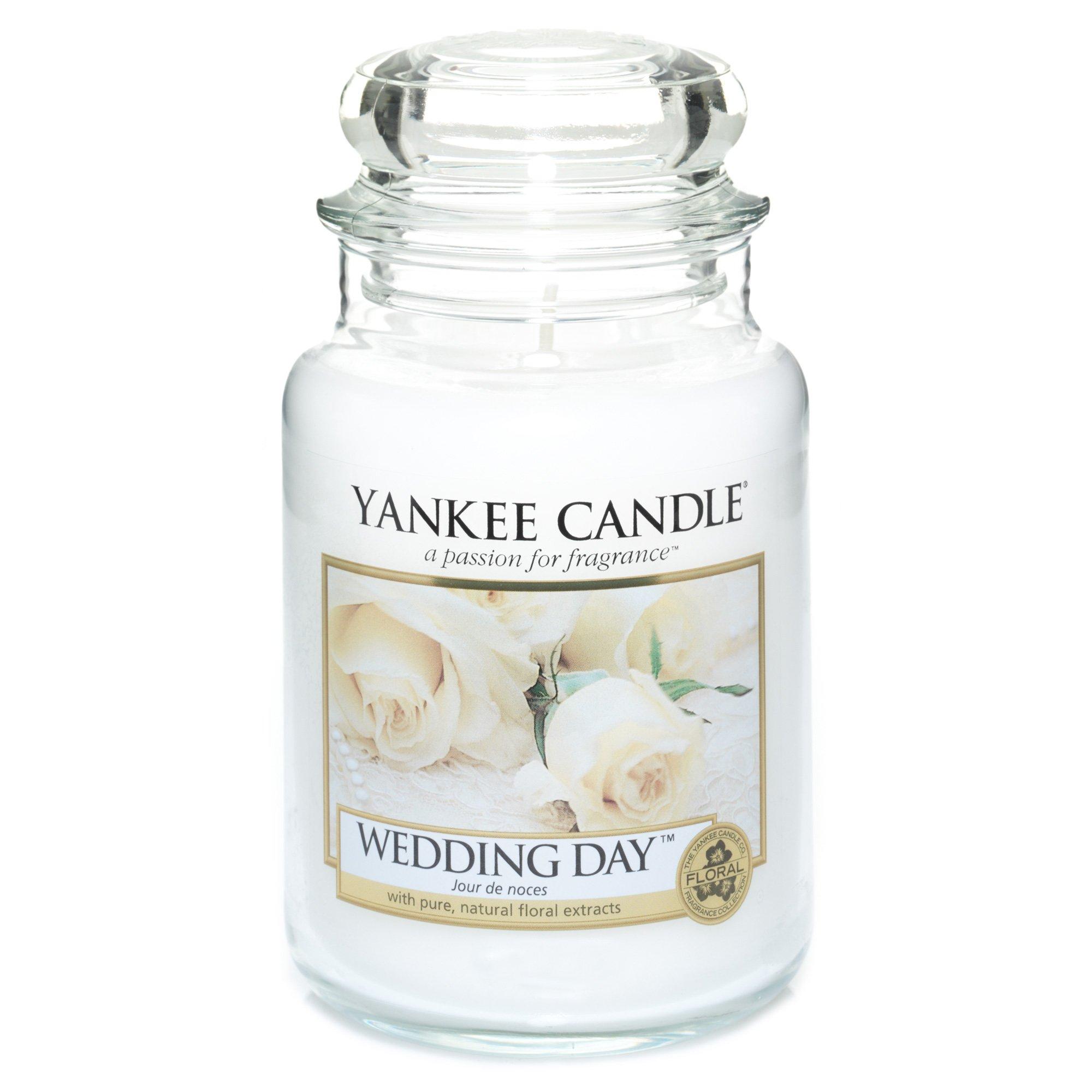 YANKEE CANDLE Bougie parfumée en verre Wedding Day 