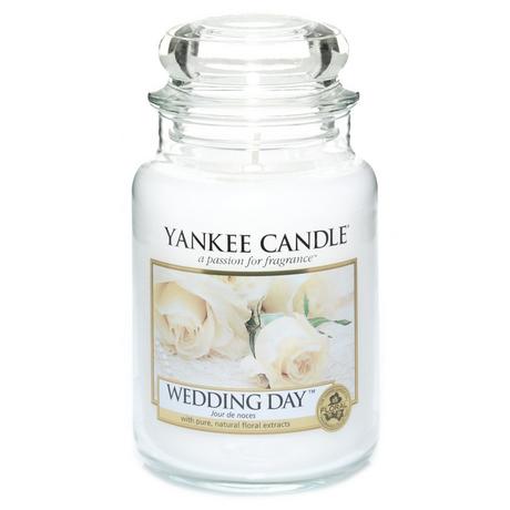 YANKEE CANDLE Candela profumata in vetro Wedding Day 