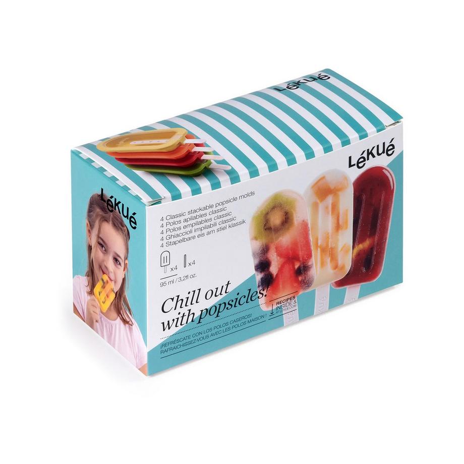 Lékué Eis am Stiel-Formen-Set Lolly 