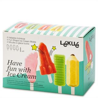 LeKUe Set moules à glace Iconic 