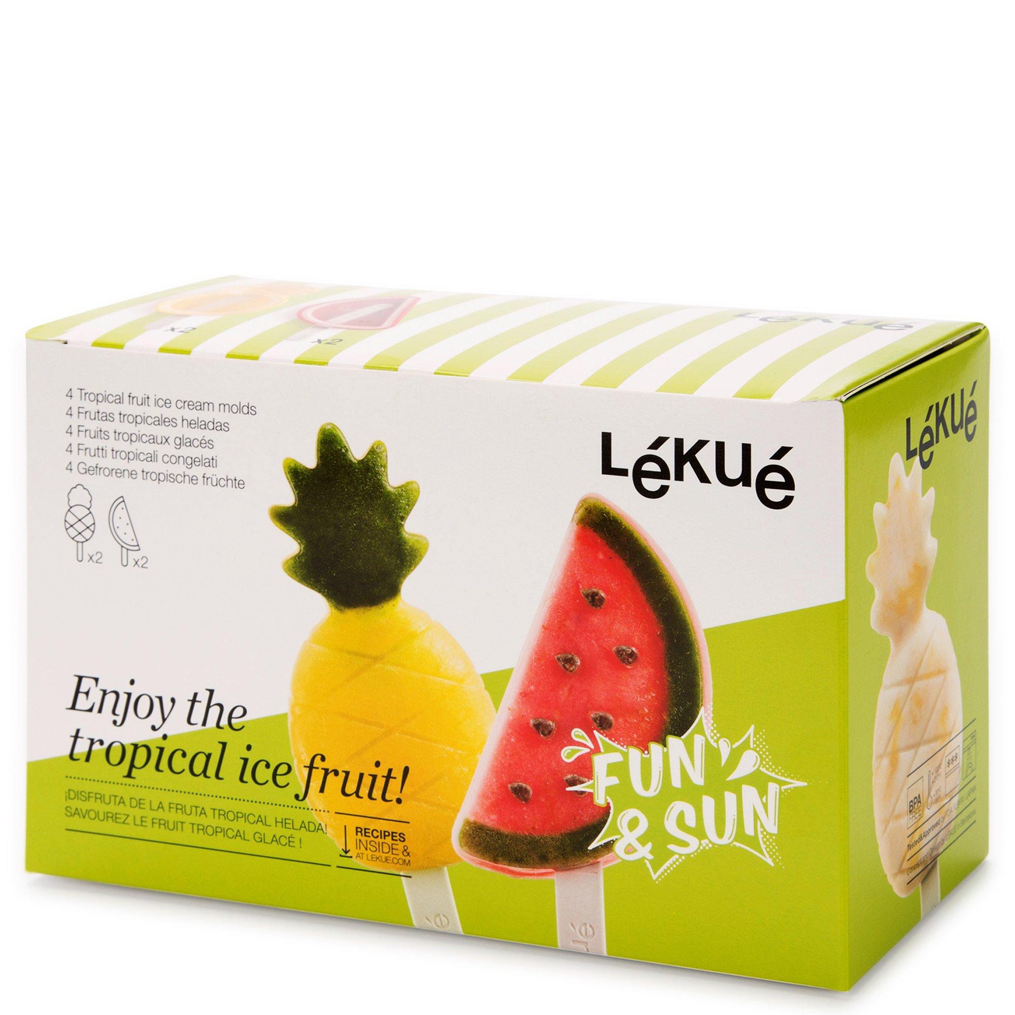 Lékué Set formine ghiaccio Ananas&Mellone 