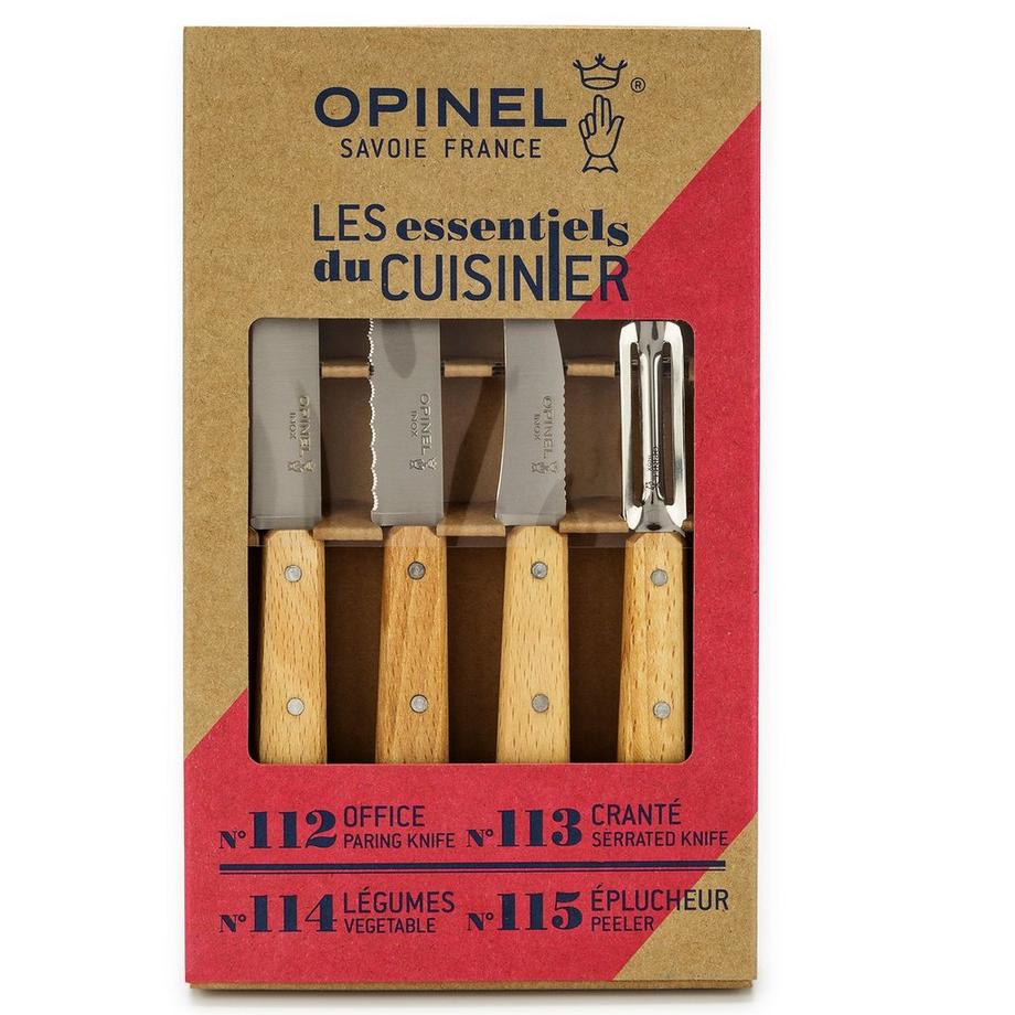 Opinel Set couteaux Les Essentiels du cuisinier 