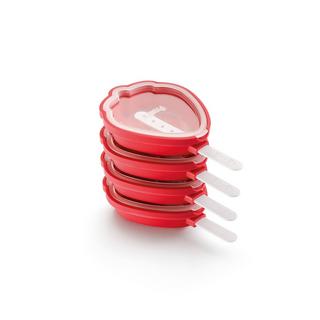 Lékué Eis am Stiel-Formen-Set Erdbeere 