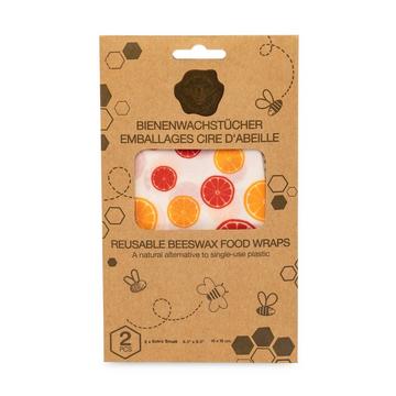 Emballages aliment. cire d'abeille, 2pcs