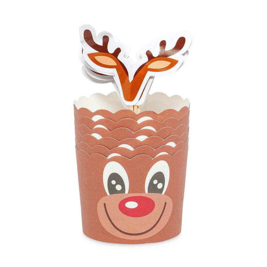  Rentier Kit de moules à muffins 