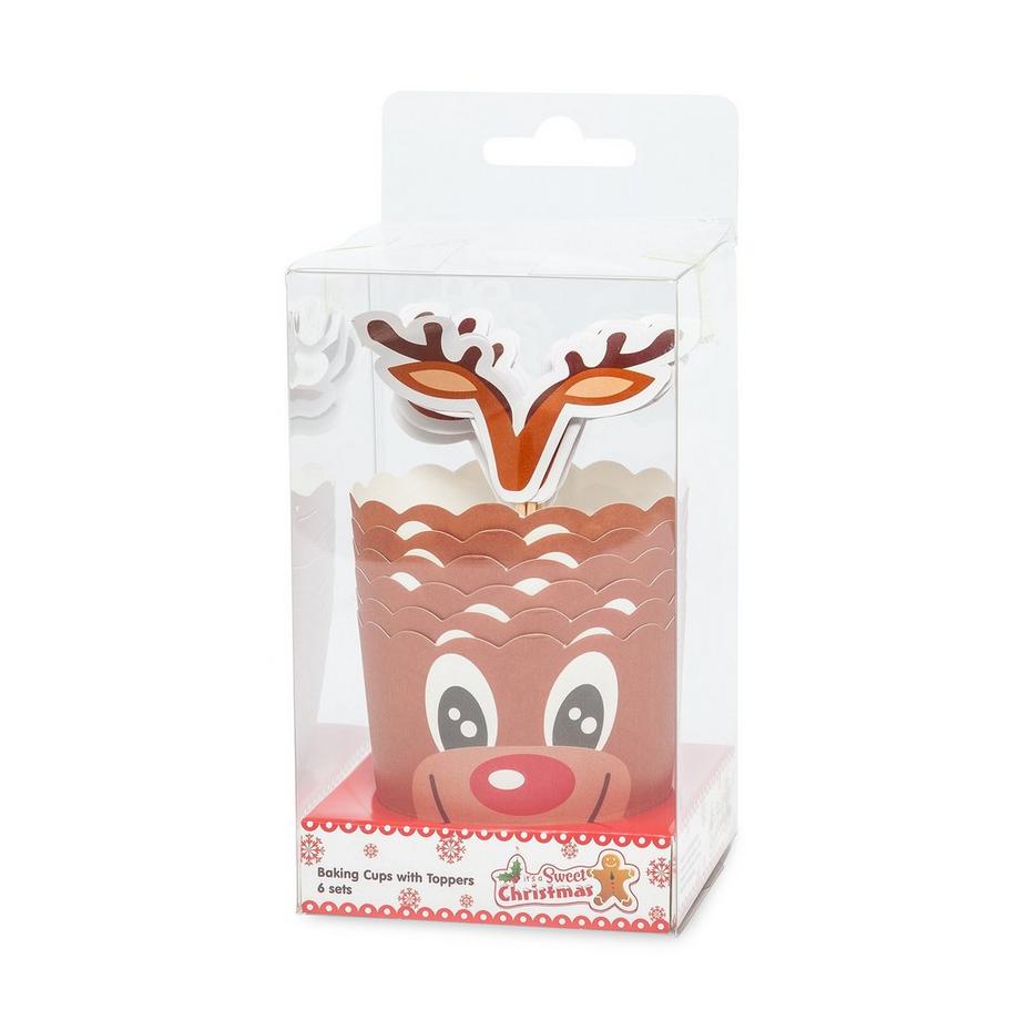  Rentier Kit de moules à muffins 