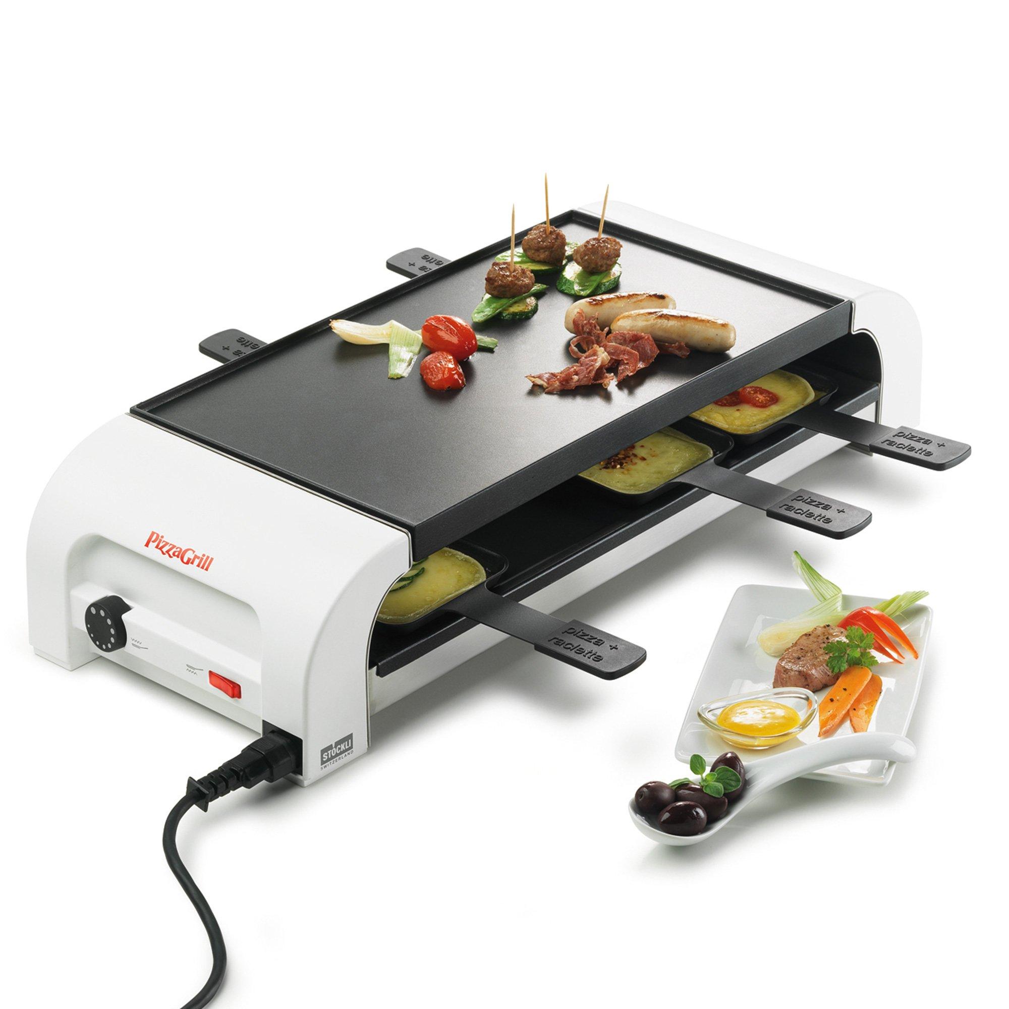 Stöckli Multifunktionnelles Tischkochgerät PizzaGrill for 8 