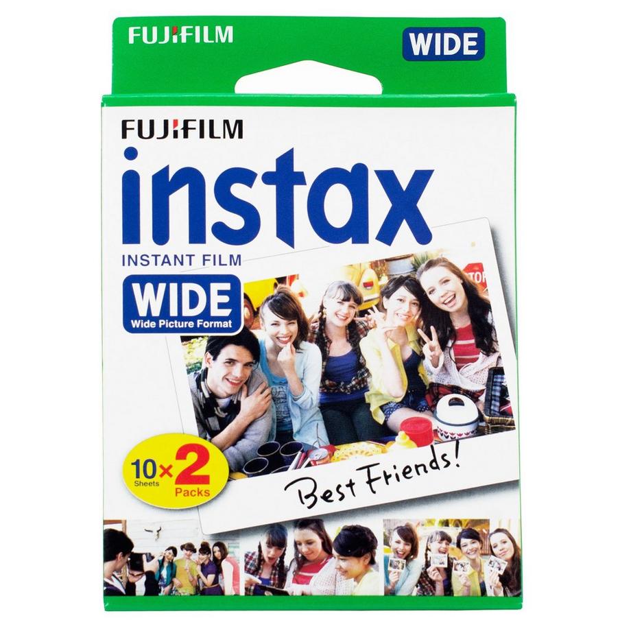 FUJIFILM Instax Wide Color Twin (2x10 Photos) Sofortbildfilme 