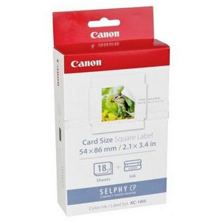 Canon KC-18IPS Sticker5x5cm Carta fotografie 18 fogli 