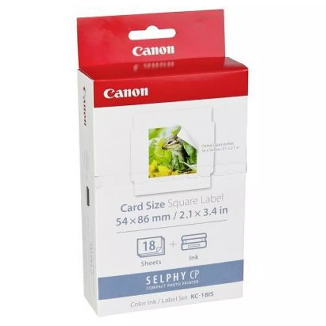 Canon – KC-18IPS Sticker5x5cm, Fotopapier 18 Blatt