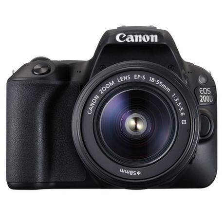 Canon EOS 200D 18-55 DC VUK Kit Set: Spiegelreflexkamera mit Objektiv 