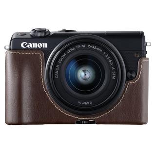 Canon Kit EOS M100 /15-45 Lot: Appareil photo système avec objectif, sacoche et carte mémoire 