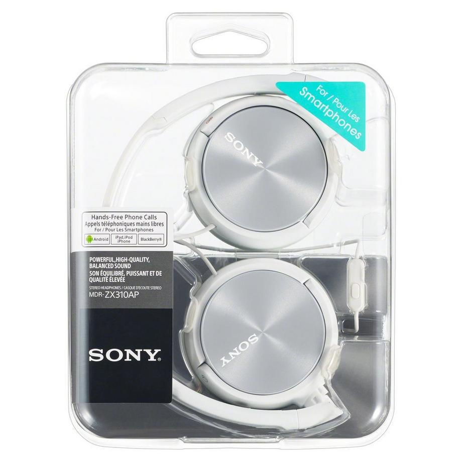 SONY MDR-ZX310W On-Ear-Kopfhörer 