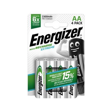 Energizer Extreme (AA) Aufladbare Batterien, 4 Stück 