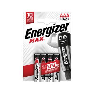 Energizer Max (AAA) Batterie alcaline, 4 pezzi 